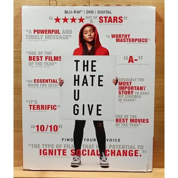 Other - The Hate U Give ( DVD, Digital) BRAND NEW, Sealed, Damaged Outside Box